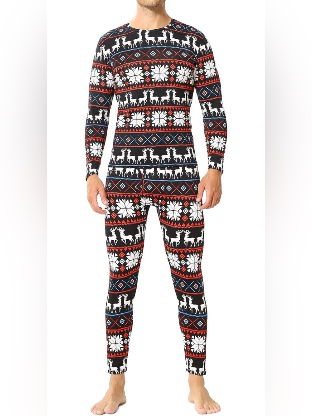 NEW Size S Mens Thermal Underwear Fleece Lined Long Johns Thermals Top & Bottom